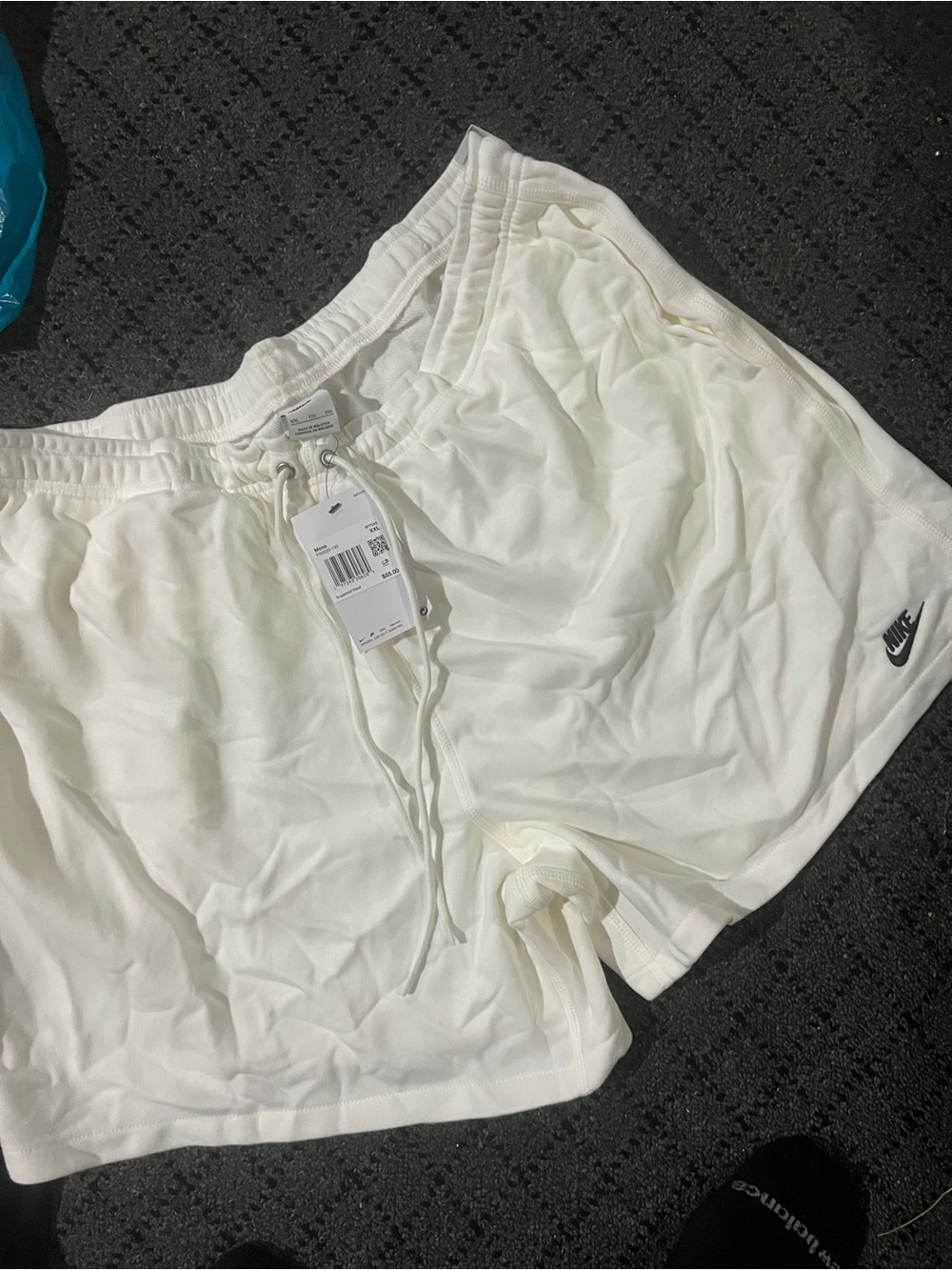 Nike men’s xxl  White Drawstring Shorts